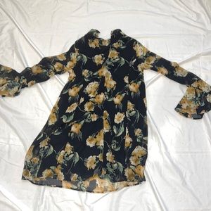 Floral Long Sleeve Dress